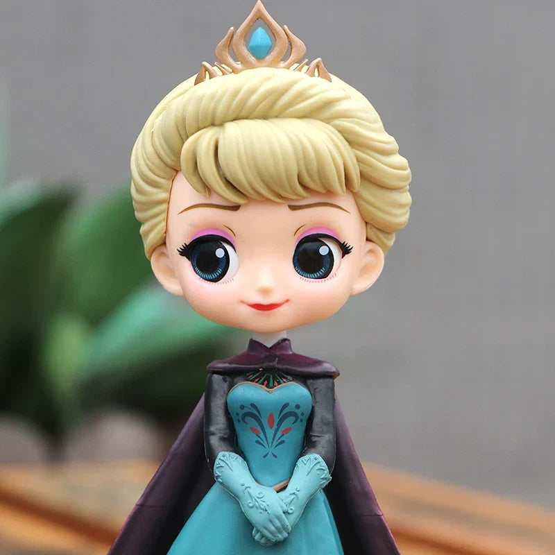 New Frozen Princess 4 style Anna Elsa Action Figures PVC Model Dolls Collection Birthday Gift Kids Toys birthday gifts