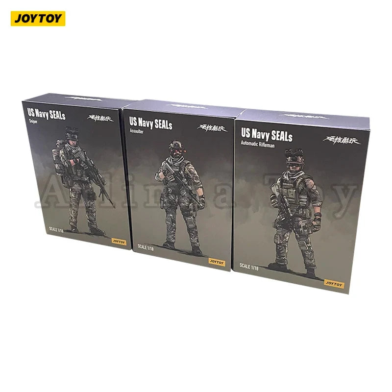 JOYTOY 1/18 Action Figure Hardcore US Navy Seals Anime Collection Military Model