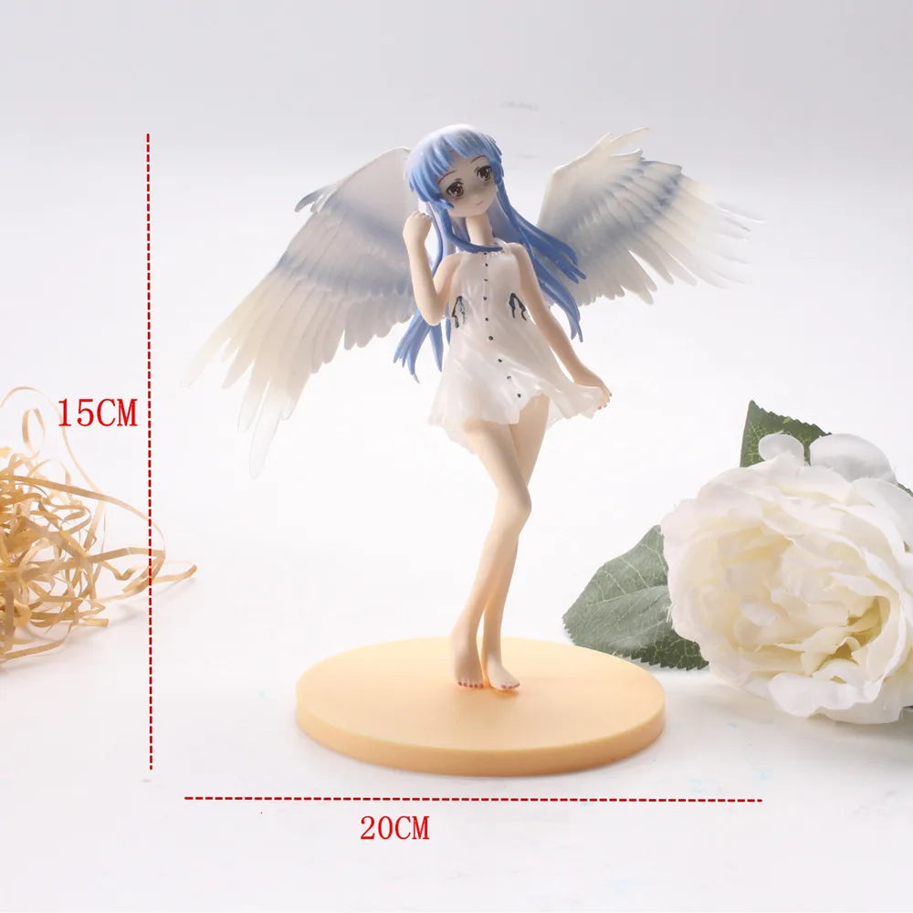 Japan New 24cm Yosuga no Sora Figure PVC Action Anime Doll Model Toys cute white suspender skirt Figure for girl gift