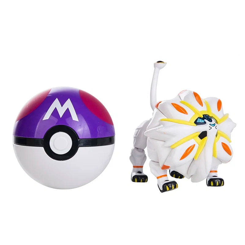 New Pokemon Figures Genuine Original Box Pikachu Charizard Greninja Pocket Monster Pokeball Action Deformation Model Toys Gift