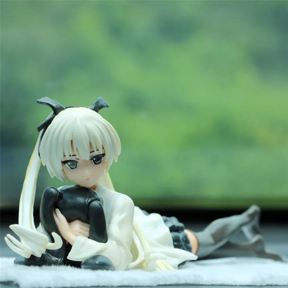 Japan New 24cm Yosuga no Sora Figure PVC Action Anime Doll Model Toys cute white suspender skirt Figure for girl gift