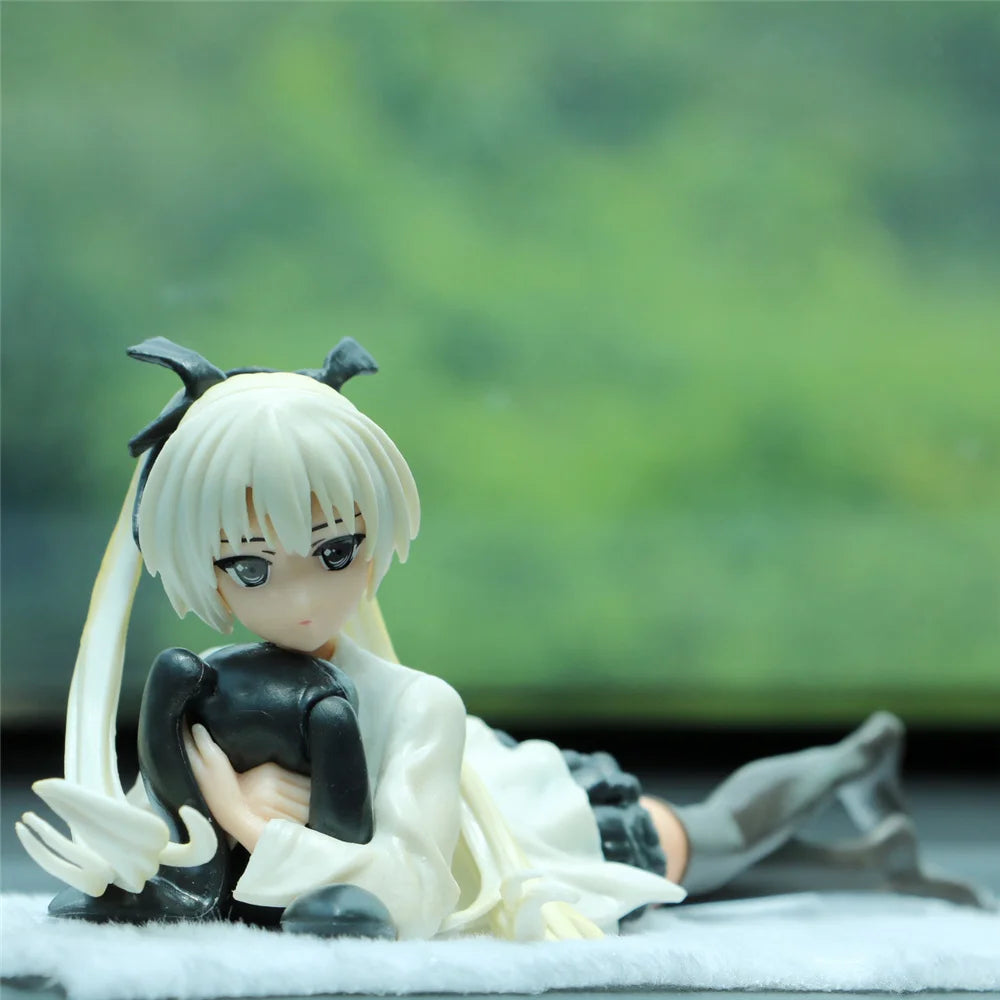 Japan New 24cm Yosuga no Sora Figure PVC Action Anime Doll Model Toys cute white suspender skirt Figure for girl gift