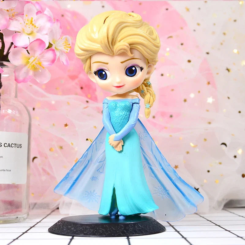 New Frozen Princess 4 style Anna Elsa Action Figures PVC Model Dolls Collection Birthday Gift Kids Toys birthday gifts