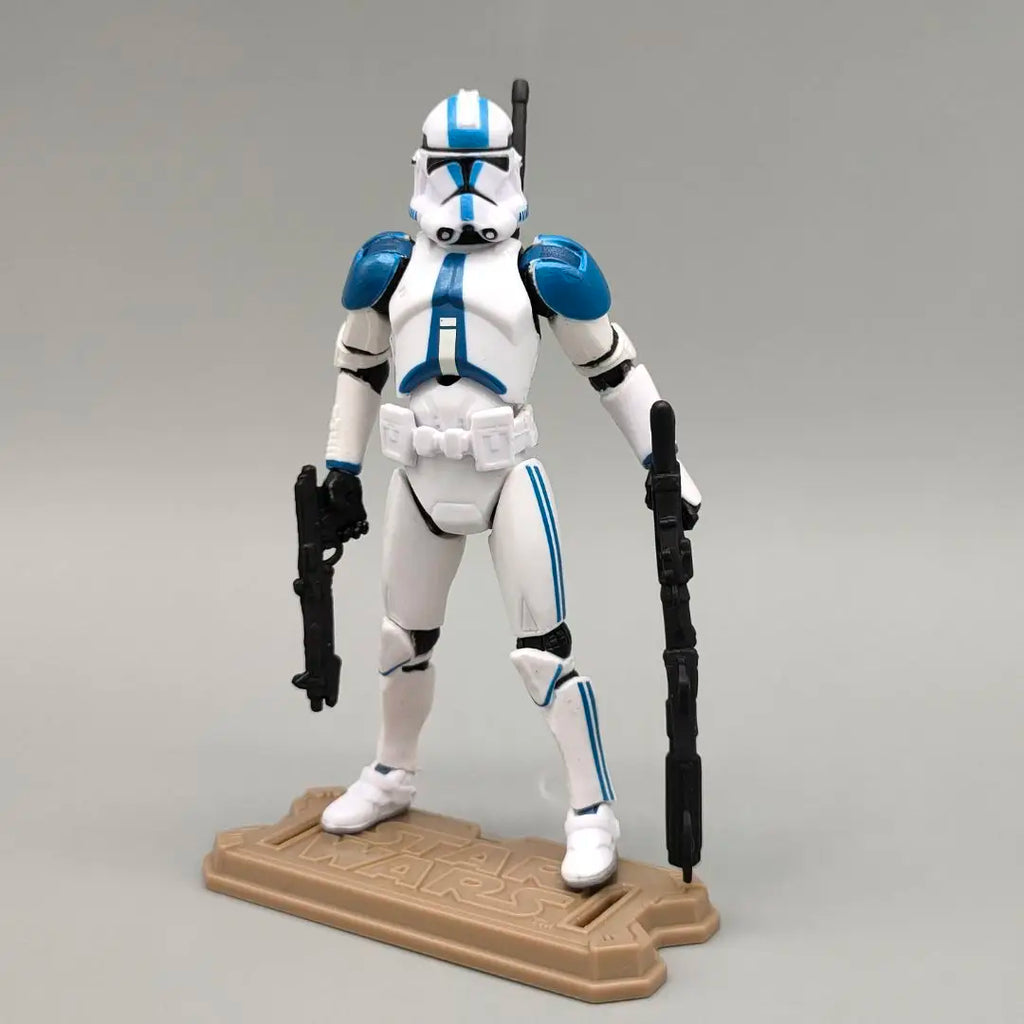Star Wars Republic 501-st Legion Blue White Trooper 3.75" Loose Action Figure