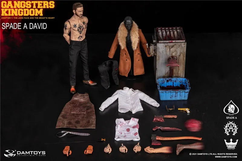 DAMTOYS GK022  Gangsters Kingdom 1/6 Spade A David full set 12'' Male Soldier Action Figure Model toys best collection gift