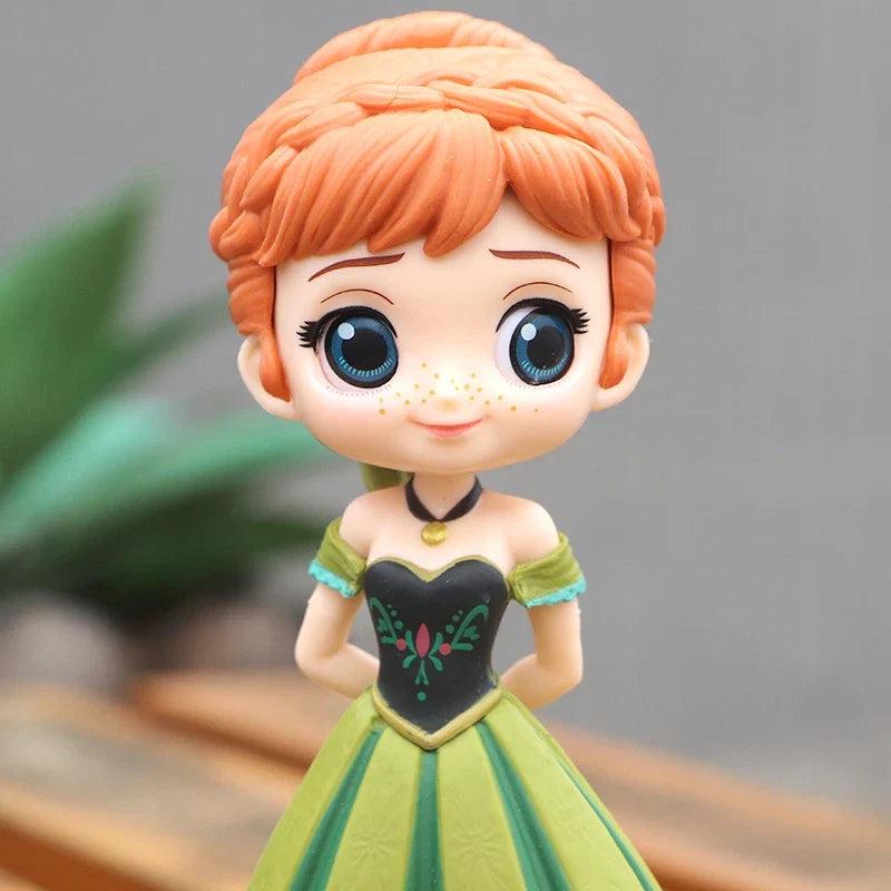 New Frozen Princess 4 style Anna Elsa Action Figures PVC Model Dolls Collection Birthday Gift Kids Toys birthday gifts