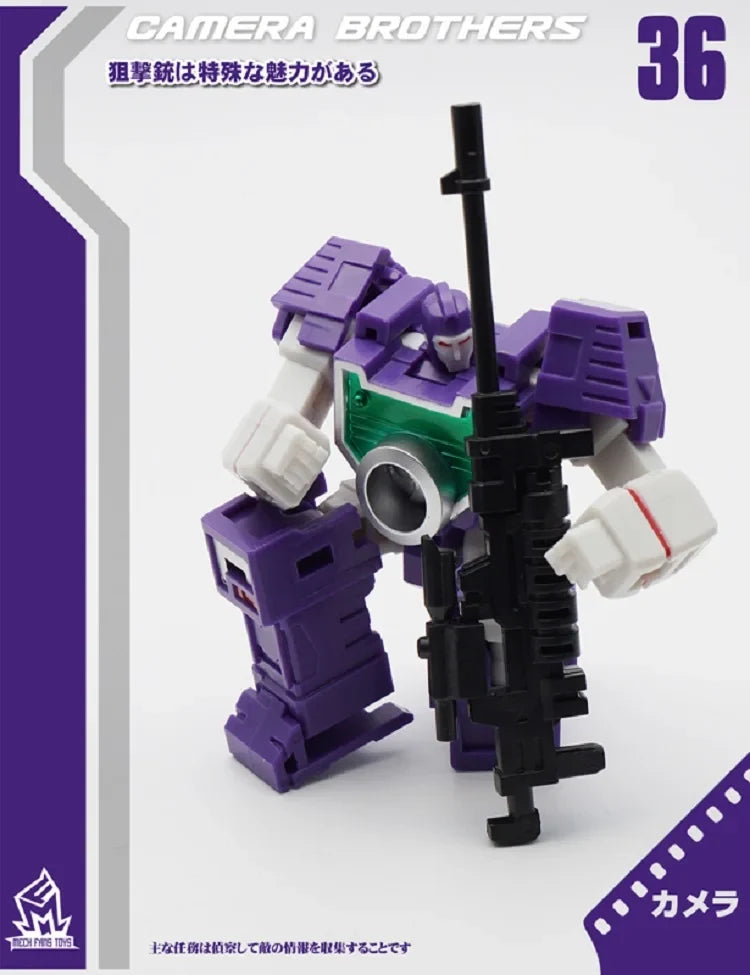 Transformation Camera Brothers MFT MF36 G1 Model Robots Deformed Toy Mini Action Figure Pocket MF-36 Toys Kid Collection Gift