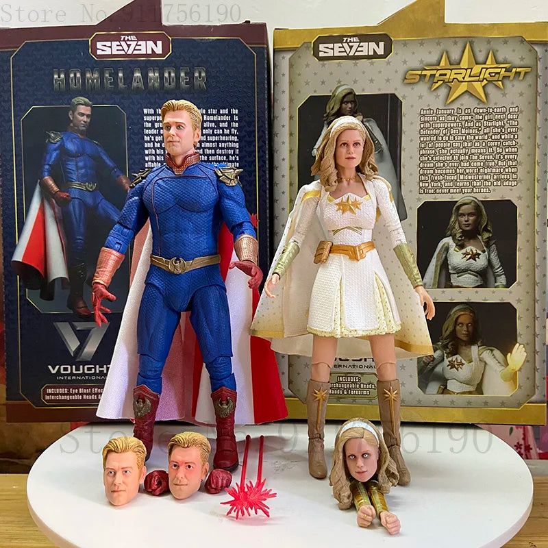 Homelander The Boys Figur Starlight 7" Ultimate Actionfigur Neca Figur Sammlerstück Modell Spielzeug Weihnachtsgeschenke 18CM Neuware