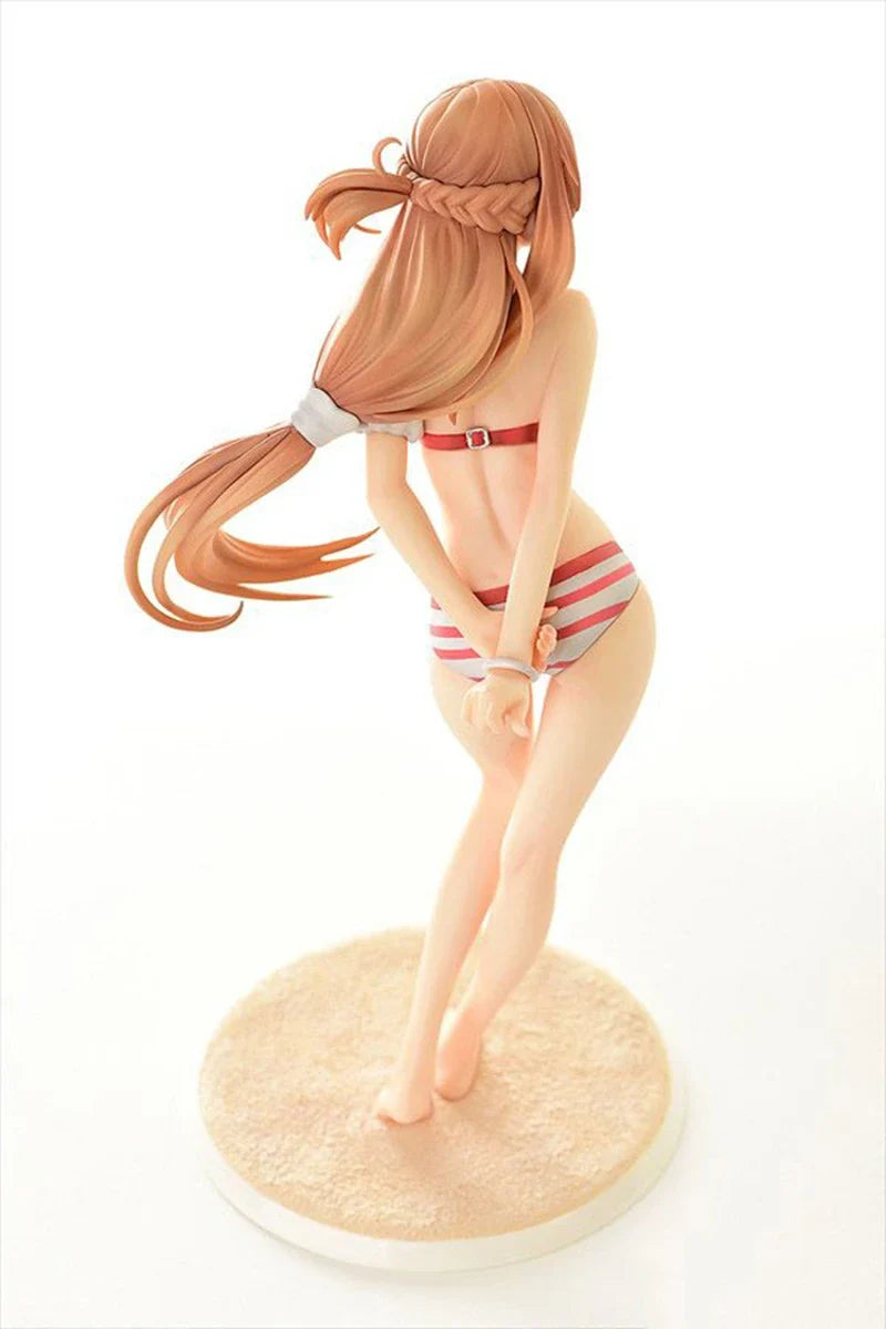 Resin Figure Kit Sword Art Online SAO Yuuki Asuna Swimsuit Version 1/6 Sexy girl Anime Unpainted Garage Resin Kit Model GK