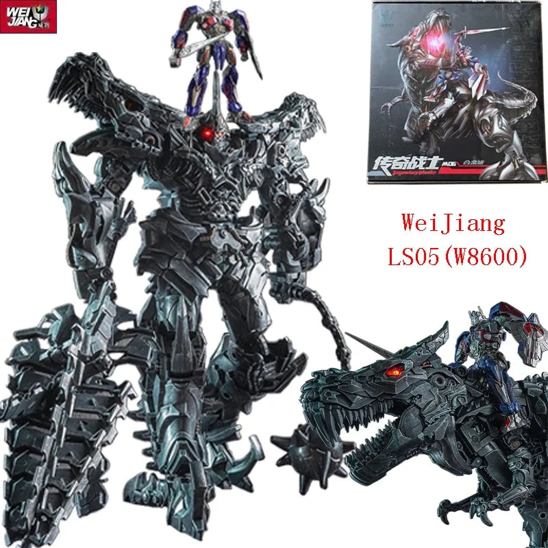 Transformation Toys Grimlock WEIJIANG W8600 BMB LS05 Action Figurine SS07 MP08 Alloy Anime Dinosaur Deformable Robot