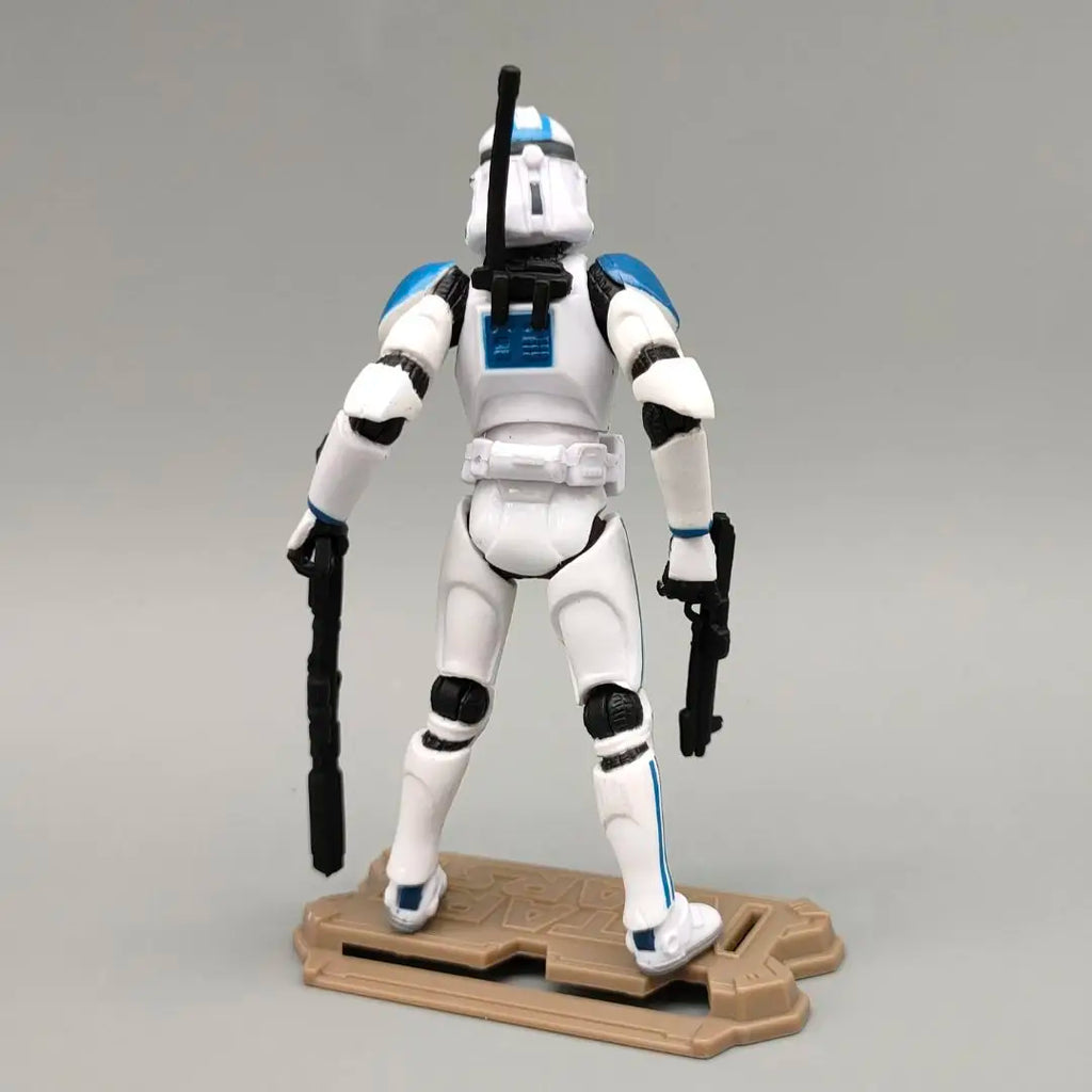 Star Wars Republic 501-st Legion Blue White Trooper 3.75" Loose Action Figure