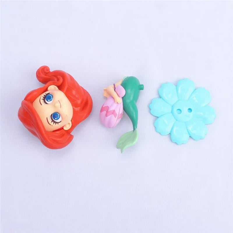 14 style Princess Q Posket  Mermaid Tinker Bell Cinderella Action Figures PVC Model Dolls decor birthday party Kids Toy