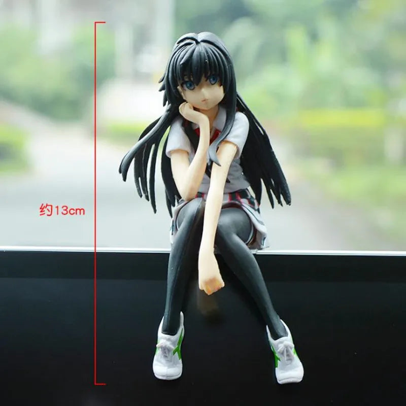 Japan New 24cm Yosuga no Sora Figure PVC Action Anime Doll Model Toys cute white suspender skirt Figure for girl gift