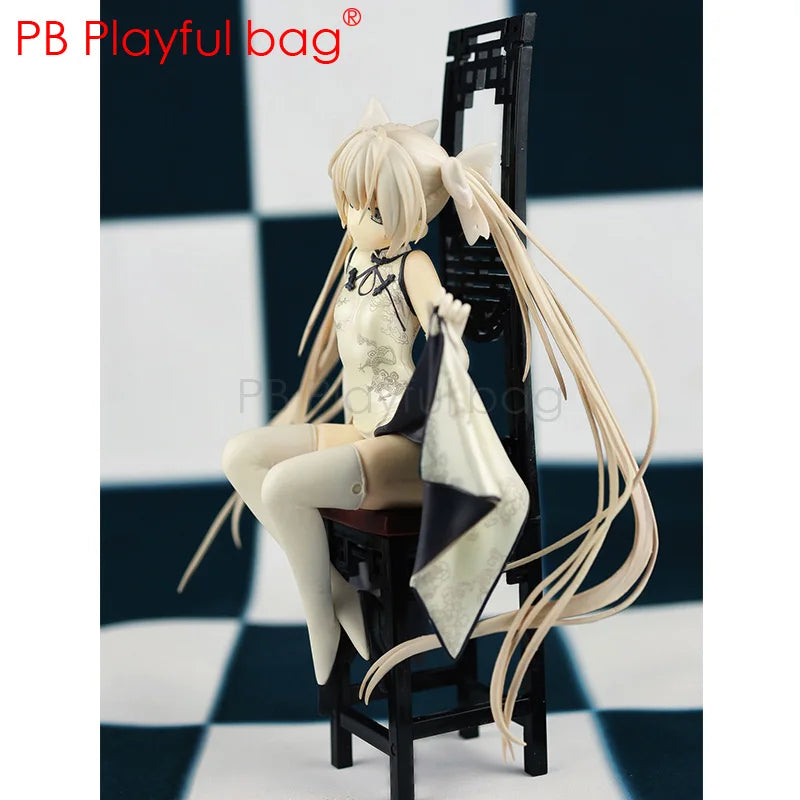 Animation Yosuga character Kasugano Sora 22cm Action Figure A Cute girl model wearing cheongsam Peripherals Toys HA14