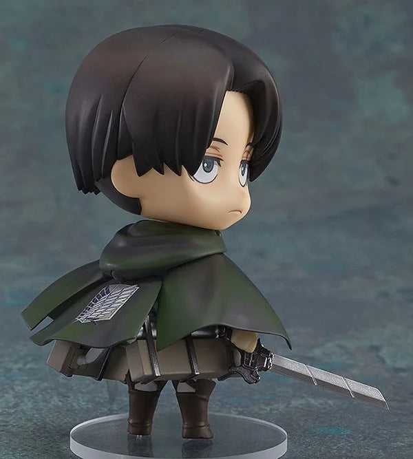 2021 10cm Q version Attack on Titan Levi Rivaille Rival Ackerman Eren Jager 375 action figure toys collection christmas toy doll