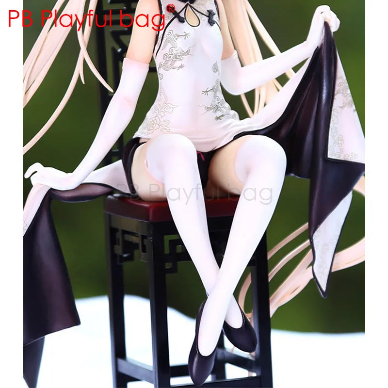 Animation Yosuga character Kasugano Sora 22cm Action Figure A Cute girl model wearing cheongsam Peripherals Toys HA14