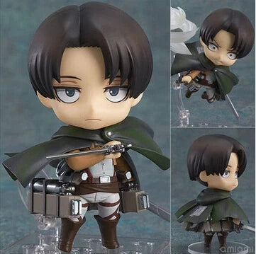 2021 10cm Q version Attack on Titan Levi Rivaille Rival Ackerman Eren Jager 375 action figure toys collection christmas toy doll