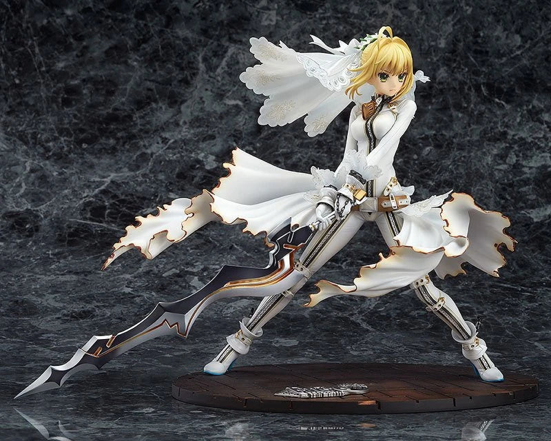 Anime Nero Claudius Saber Bride Wedding Dress Ver. 1/8 Scale PVC Action Figure Statue Collection Model Toys Doll Gifts