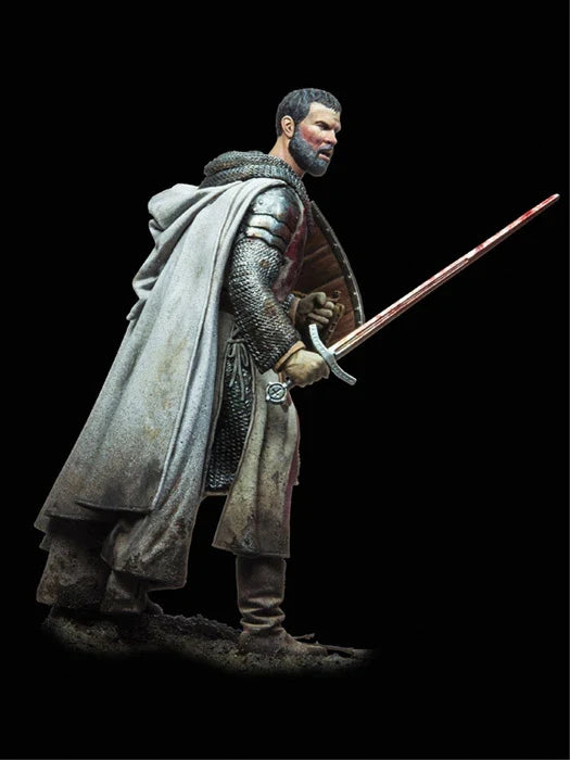 1/18 90MM Templar Knight, XII Century    Resin Model Miniature  figure Unassembly Unpainted