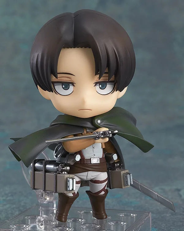 2021 10cm Q version Attack on Titan Levi Rivaille Rival Ackerman Eren Jager 375 action figure toys collection christmas toy doll