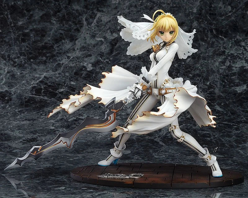Anime Nero Claudius Saber Bride Wedding Dress Ver. 1/8 Scale PVC Action Figure Statue Collection Model Toys Doll Gifts
