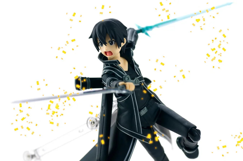 Anime SAO Kirito Kazuto Asuna Figma 174 178 241 248 PVC Action Figure Statue Collectible Model Toys Doll Gifts