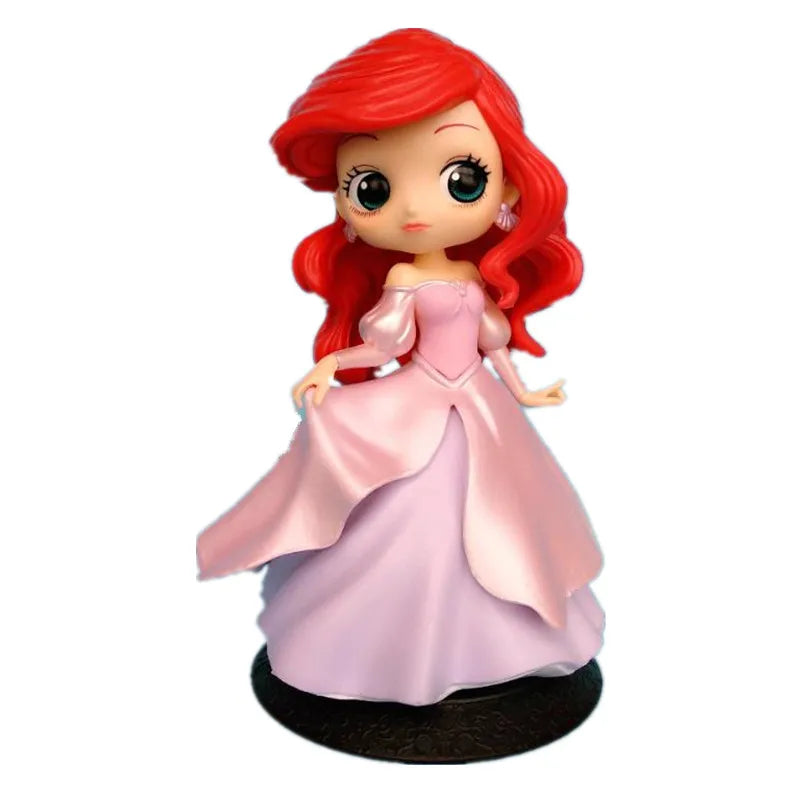 HOT 20+ Style Princess Q Posket Princess Snow Elsa & Anna clown PVC Anime Dolls Figures Collectible Model Kid Toys Gift