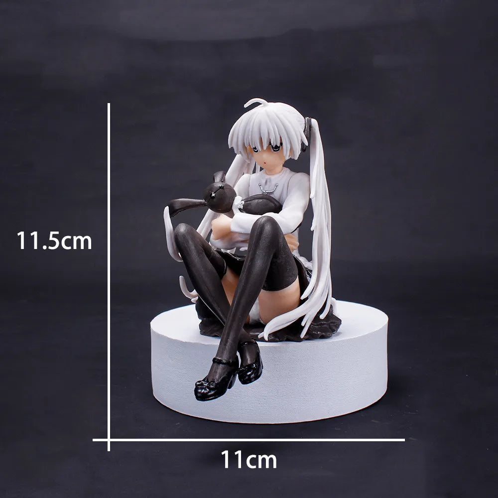 Japan New 24cm Yosuga no Sora Figure PVC Action Anime Doll Model Toys cute white suspender skirt Figure for girl gift