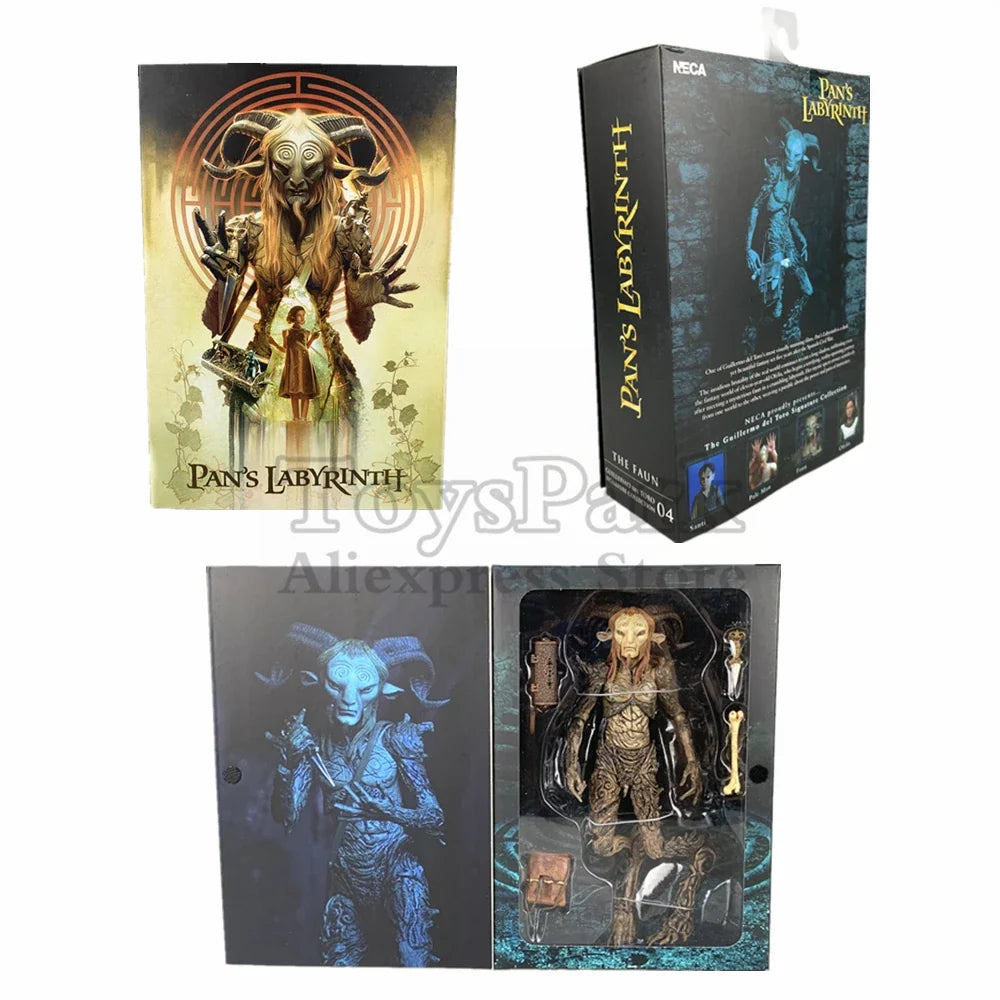 NECA Guillermo del Toro Signature Collection Pan's Labyrinth Faun 7" Scale Action Figure  El Laberinto del Fauno Doll Toys