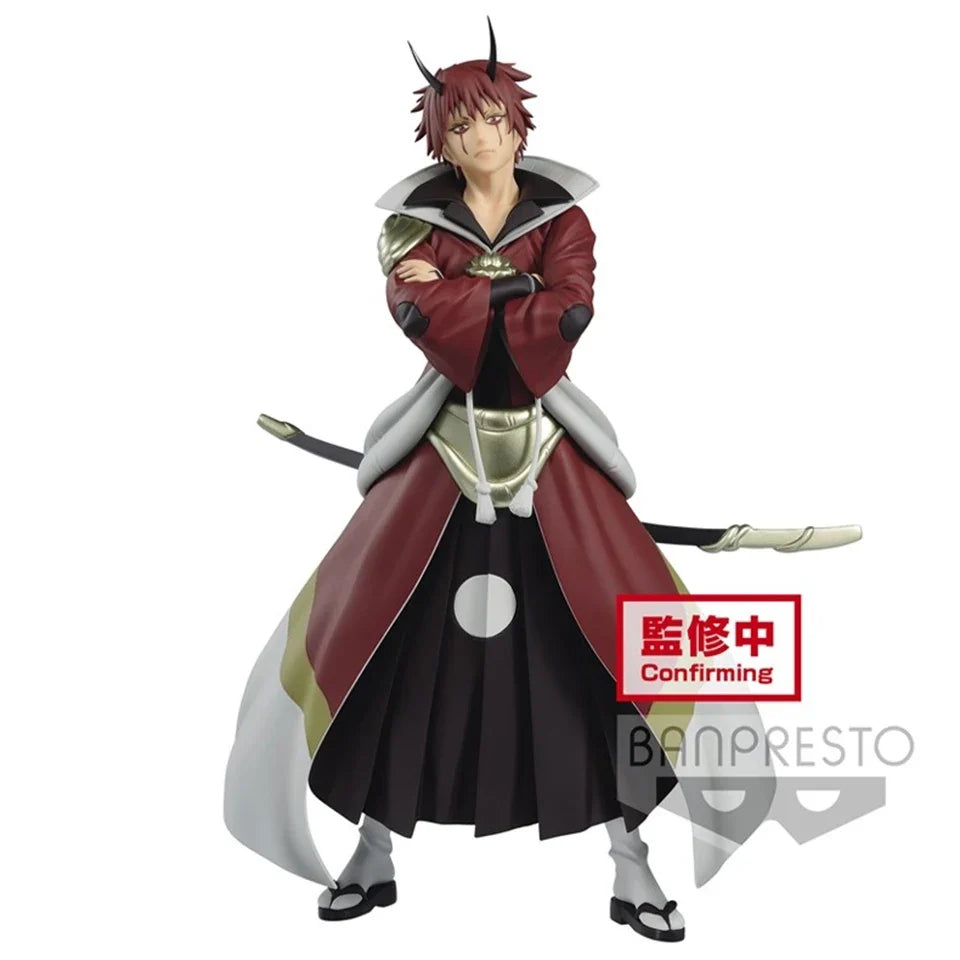 Bandai Original Instock 22Cm That Time I Got Reincarnated As A Slime Shion Secretary Trench Coat Pvc Action Figure Model Toys
