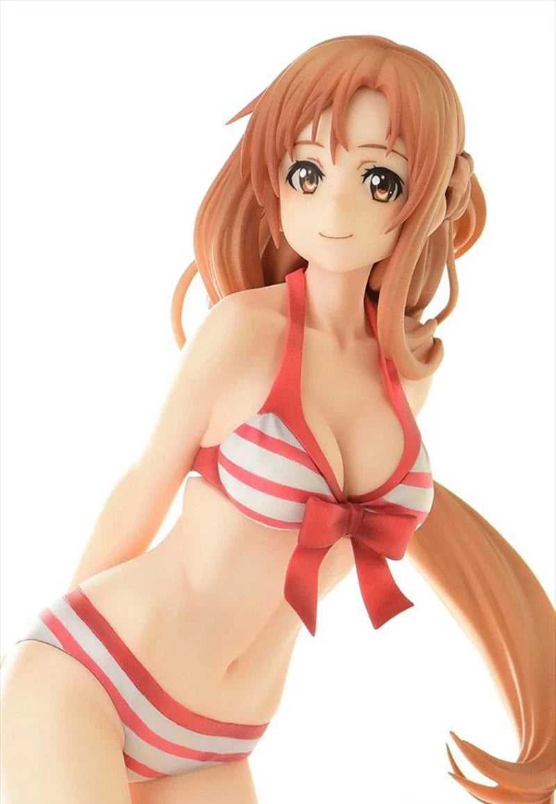 Resin Figure Kit Sword Art Online SAO Yuuki Asuna Swimsuit Version 1/6 Sexy girl Anime Unpainted Garage Resin Kit Model GK