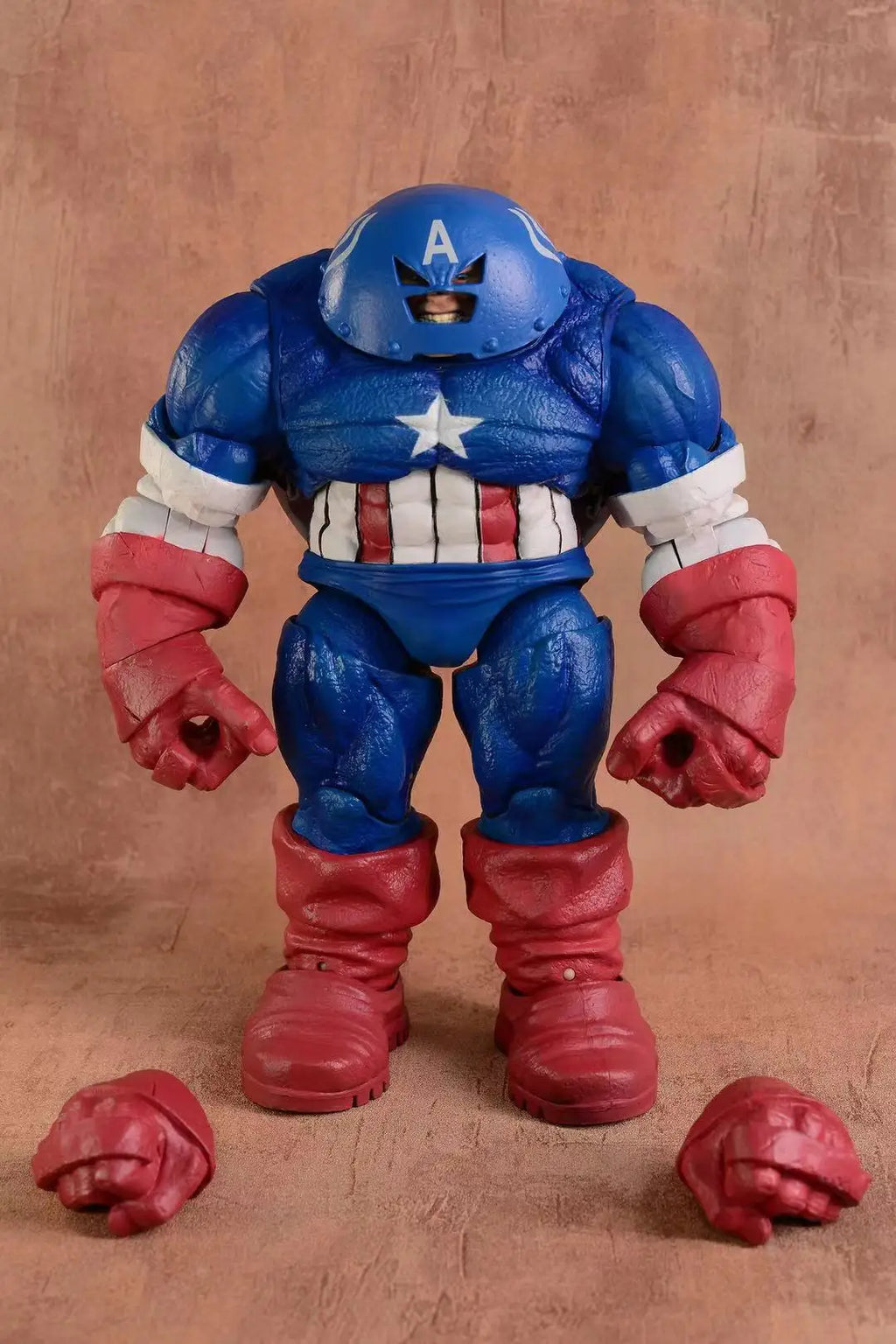 Marvel Select DST Juggernaut Captain American Custom 9" Loose Action Figure