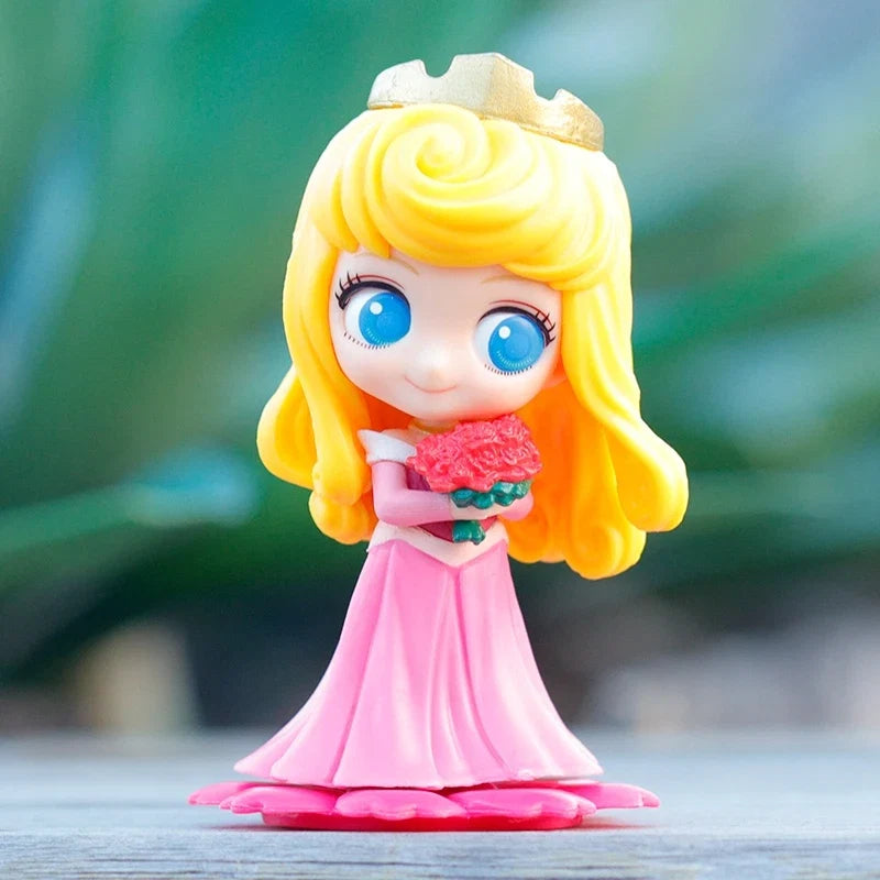 14 style Princess Q Posket  Mermaid Tinker Bell Cinderella Action Figures PVC Model Dolls decor birthday party Kids Toy