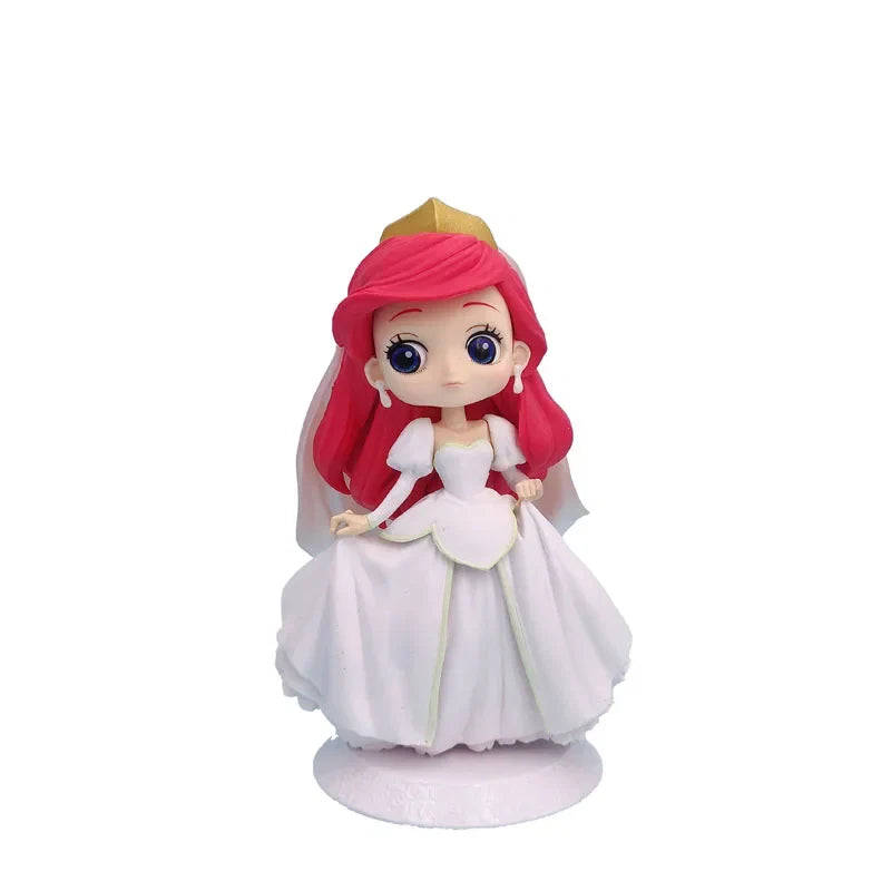 HOT 20+ Style Princess Q Posket Princess Snow Elsa & Anna clown PVC Anime Dolls Figures Collectible Model Kid Toys Gift