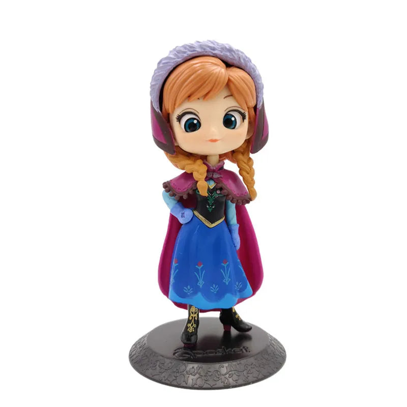 New Frozen Princess 4 style Anna Elsa Action Figures PVC Model Dolls Collection Birthday Gift Kids Toys birthday gifts