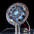 Avenger Iron Man Mk1 Arc Reactor Tony Stark Heart Of Mark Figure Led Light Model Superhero 1:1 Cosplay Toys Chest Lamp Kids Gift