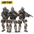 JOYTOY 1/18 3.75inches Action Figure (3PCS/SET) Desert Skull Field Squad Anime Collection Model Toy For Gif