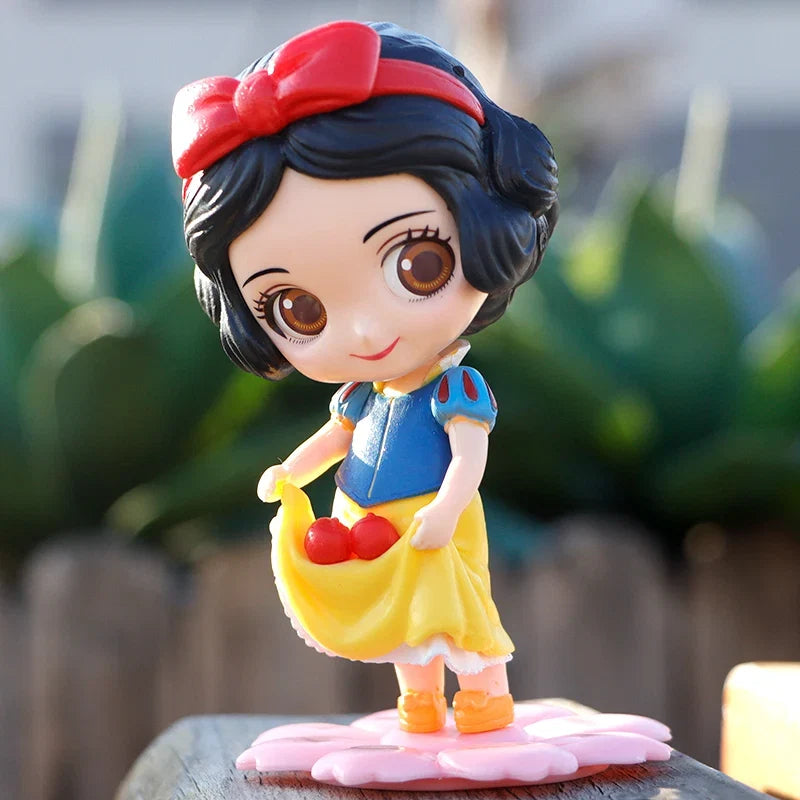 14 style Princess Q Posket  Mermaid Tinker Bell Cinderella Action Figures PVC Model Dolls decor birthday party Kids Toy