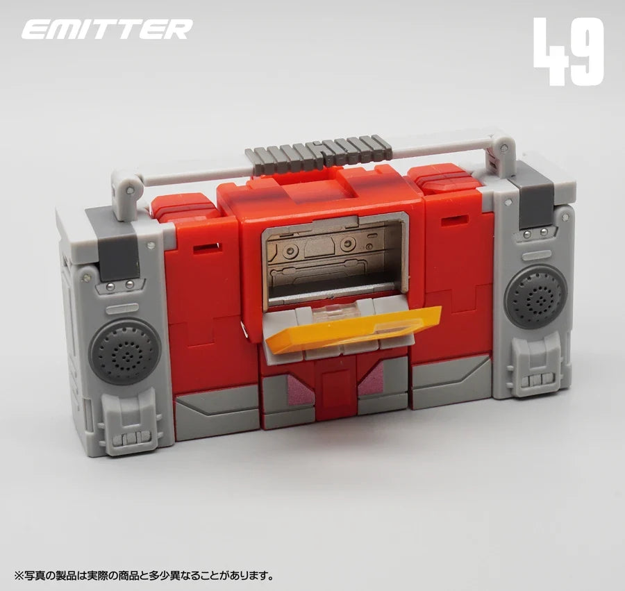 Transformation Blaster Emitter Recorder Model MFT MF-49 MF49 Pocket War MechFans Mini Action Figure Robot Toys 12cm with box