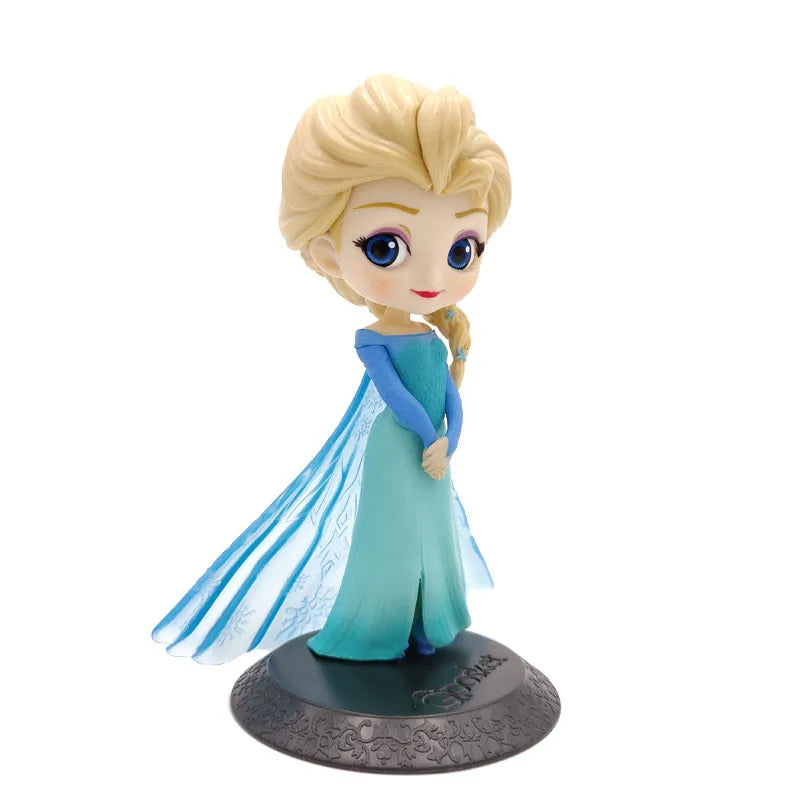 New Frozen Princess 4 style Anna Elsa Action Figures PVC Model Dolls Collection Birthday Gift Kids Toys birthday gifts
