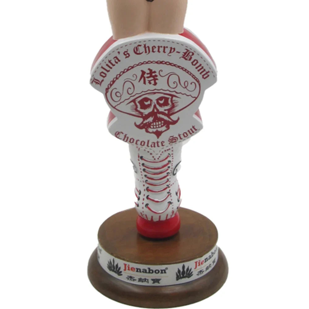 DY-TH305 Bar Craft Beer Keg System Promotional Item Miss Mexico Hot And Sexy Girl Beer Tap Handle