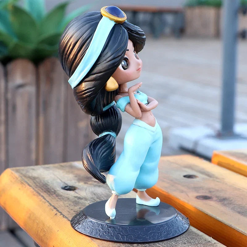 Disney Aladdin Lamp Jasmine Princess Doll  Figure Toys Dolls Children PVC Figurine Model Decoration Collect for kid gift