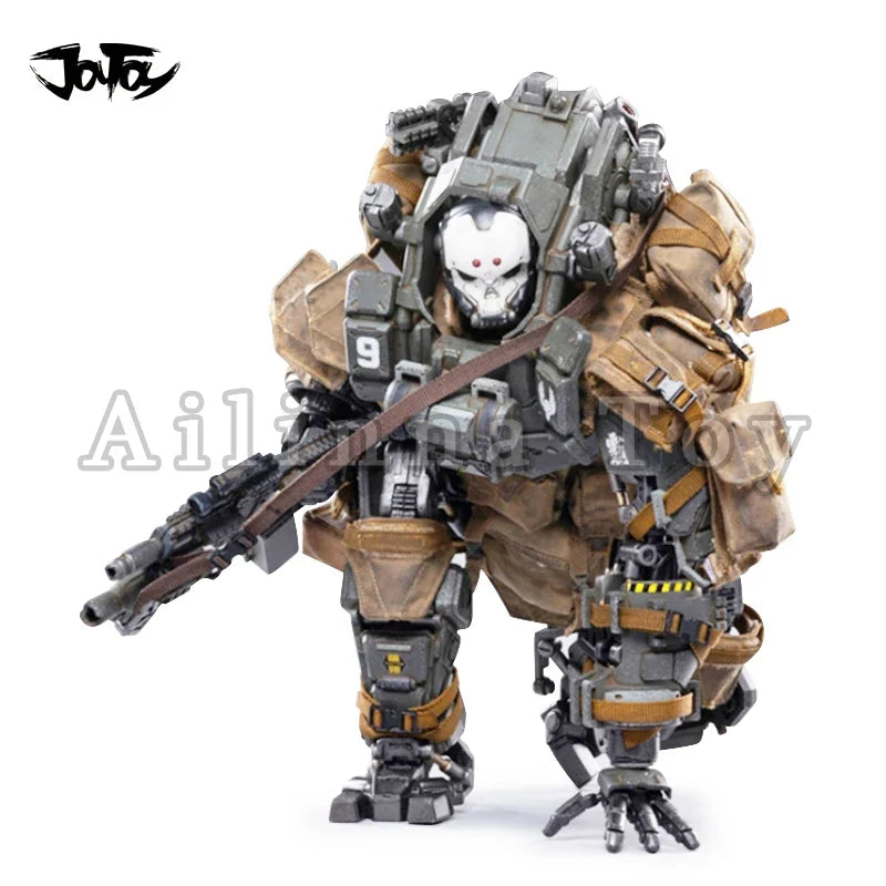 JOYTOY 1/18 12.5inch Action Figure Mecha 09th Legion-Fear II Strike Type Anime Collection Model Toy For Gift