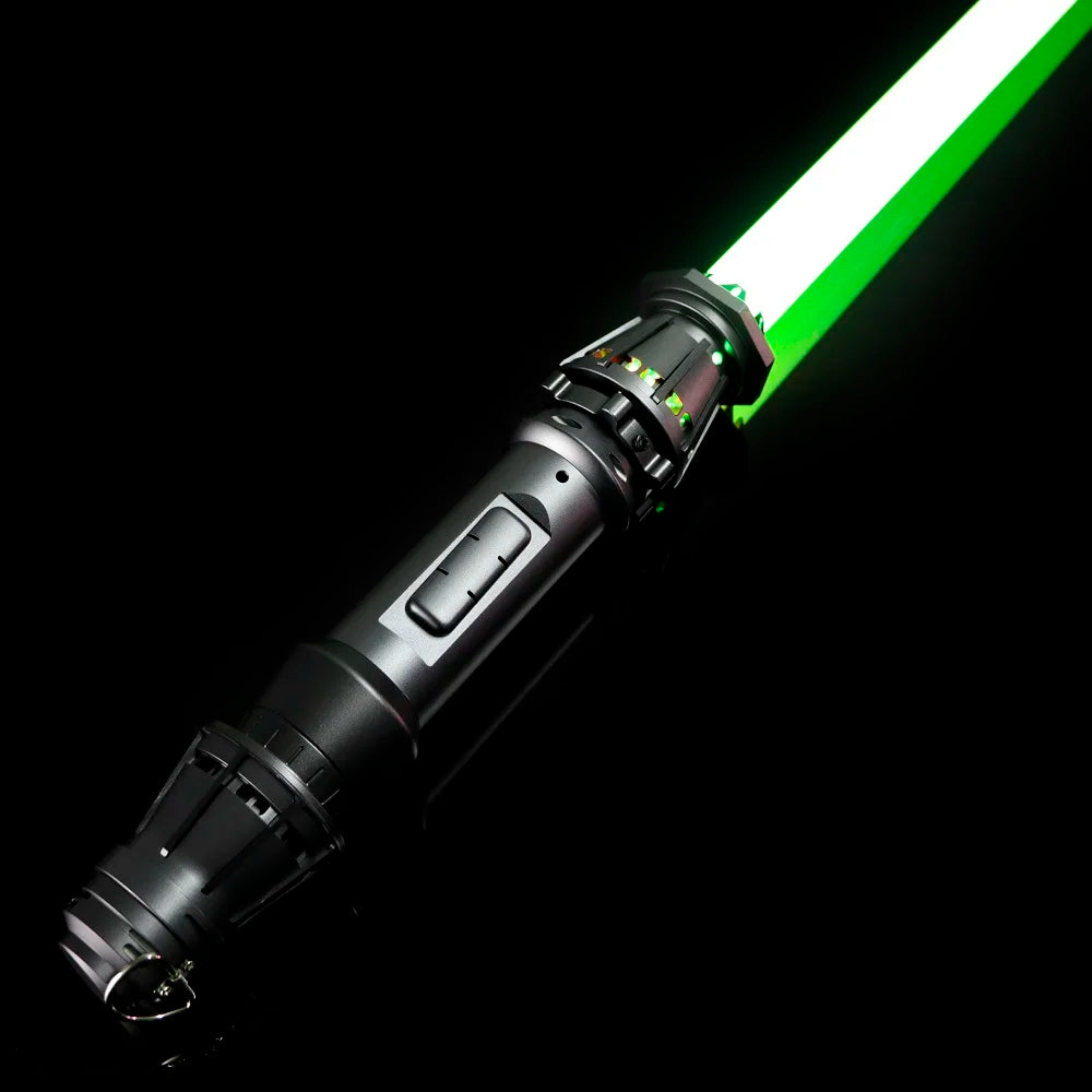 DamienSaber Rey Skywalker Lightsaber Sensitive Smooth Swing Metal Hilt Force Heavy Dueling Light Saber with Bluetooth 34 Fonts
