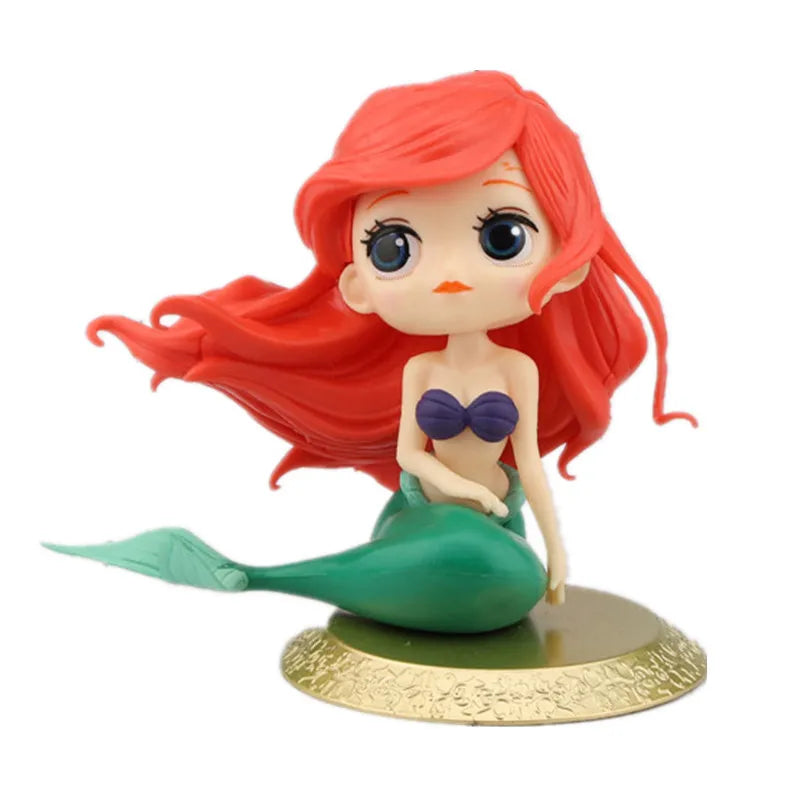 HOT 20+ Style Princess Q Posket Princess Snow Elsa & Anna clown PVC Anime Dolls Figures Collectible Model Kid Toys Gift