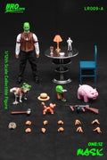 BROTOYS LR009A 1/12 Verkleideter Fremder Jim Carrey Maskenmann Zivilist Action-Soldatenfigur