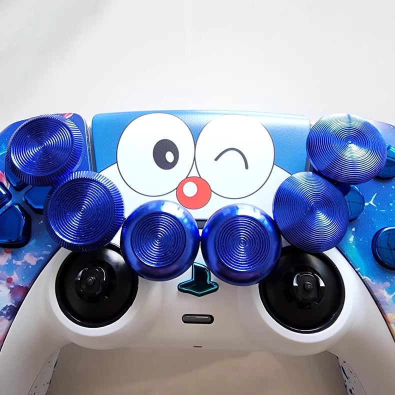 Sony original PS5 controller upgraded with Hall effect TMR joystick: Doraemon