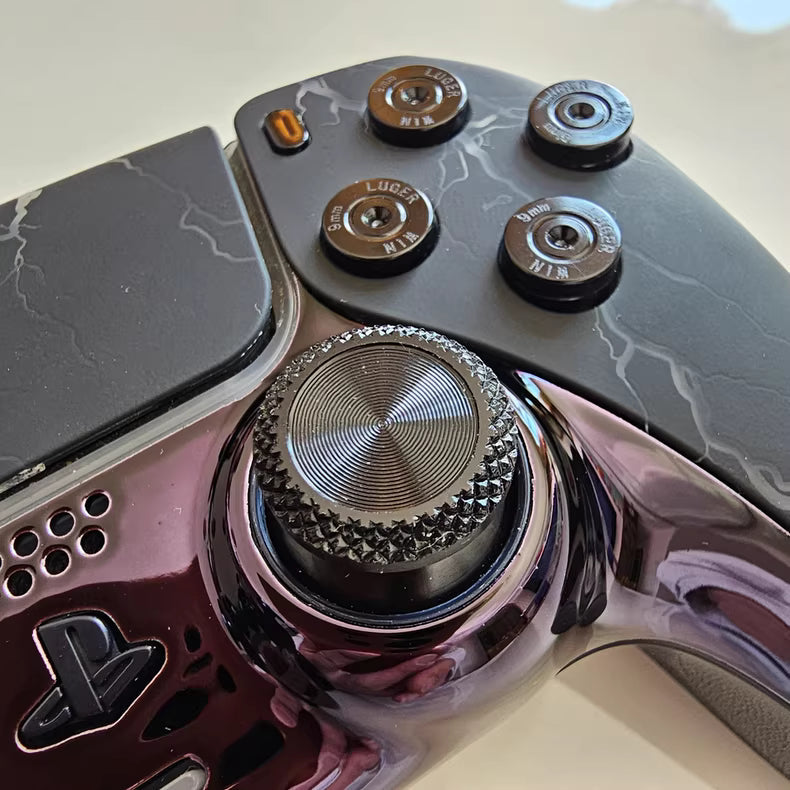 Sony PS5 original controller upgraded with Hall effect TMR joystick: Lightning Storm