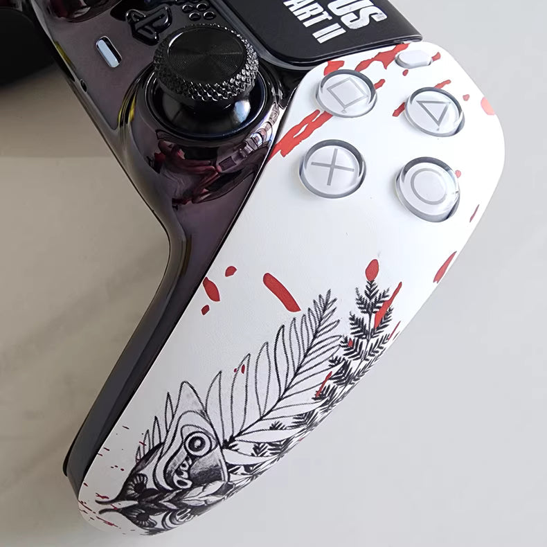 Sony original PS5 controller modified and upgraded with Hall TMR joysticks: The Last of Us edition. &nbsp;