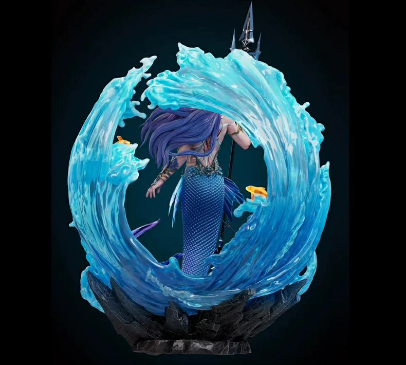Pre-sales 45cm Sea God Qi Yu statue with original box and base